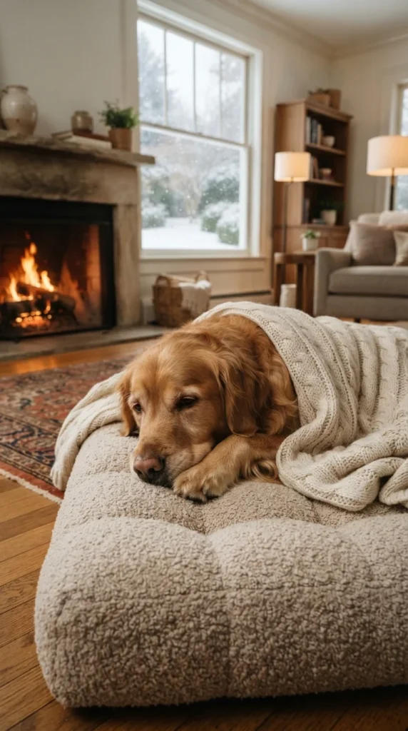 1. Keep Your Dog Warm Indoors