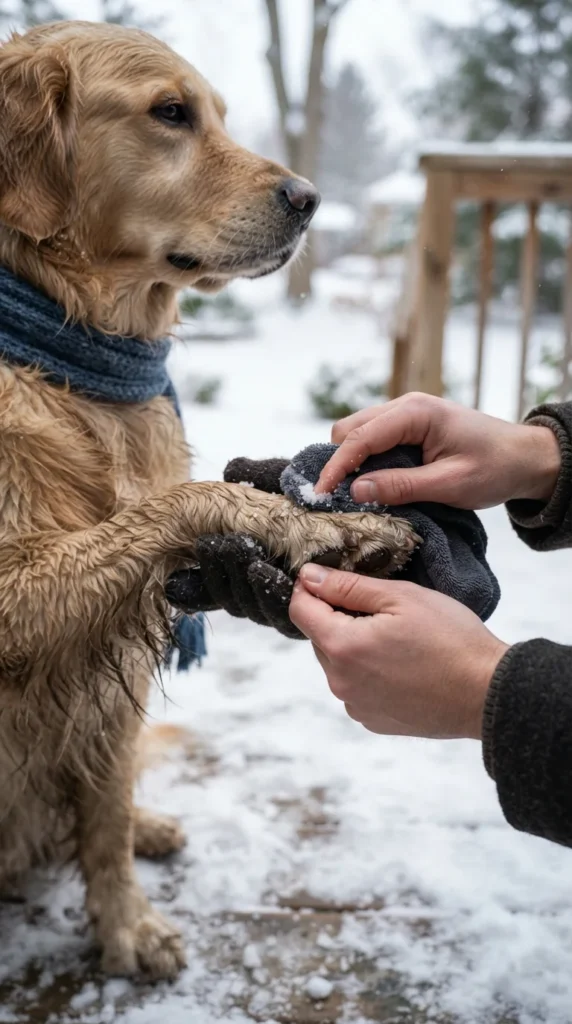 4. Protect Your Dog's Paws From Ice and Salt