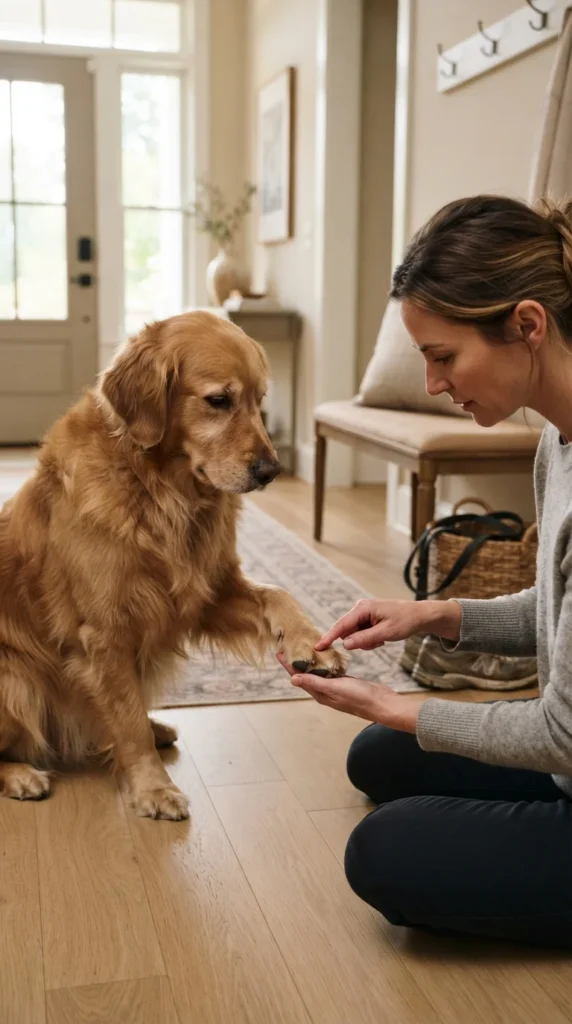 8. Check Paws After Walks