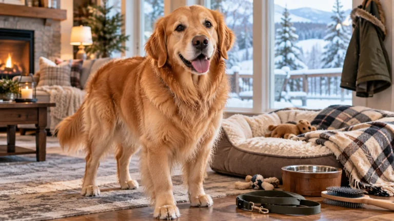 Winter dog care
