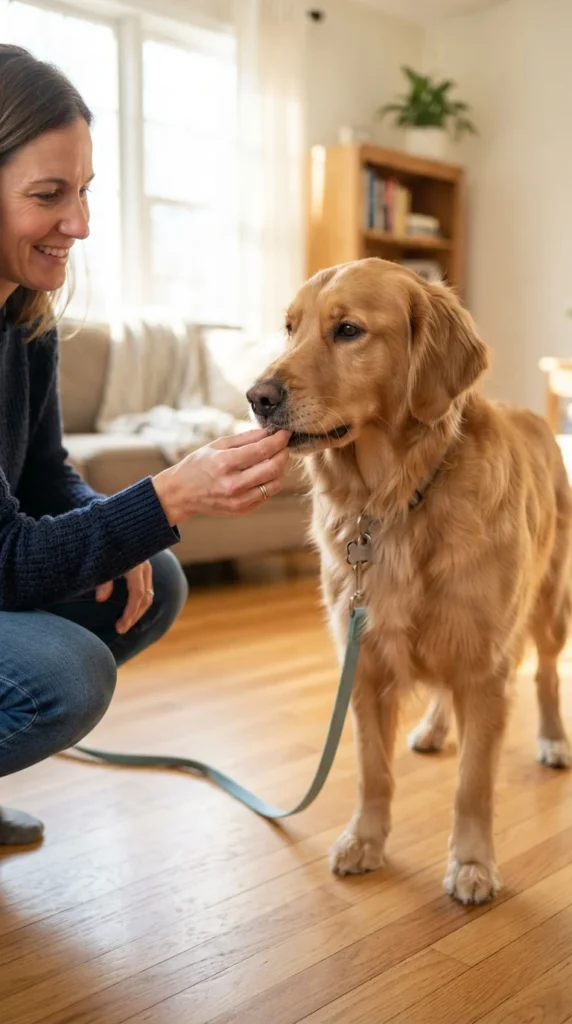 Use Treats Before Your Dog Jumps