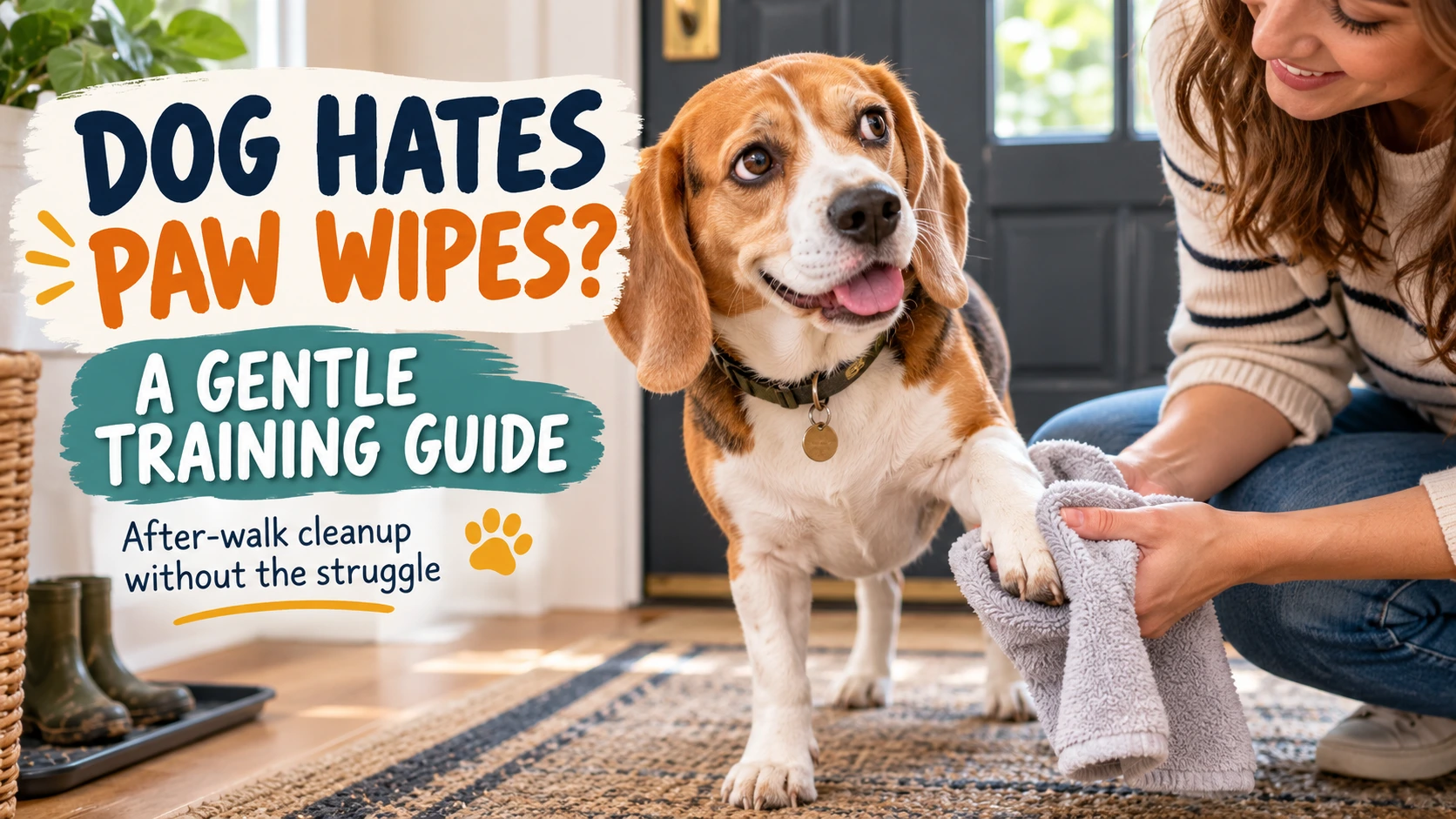 Dog Won’t Let You Wipe Their Paws After Walks? A Gentle Training Guide