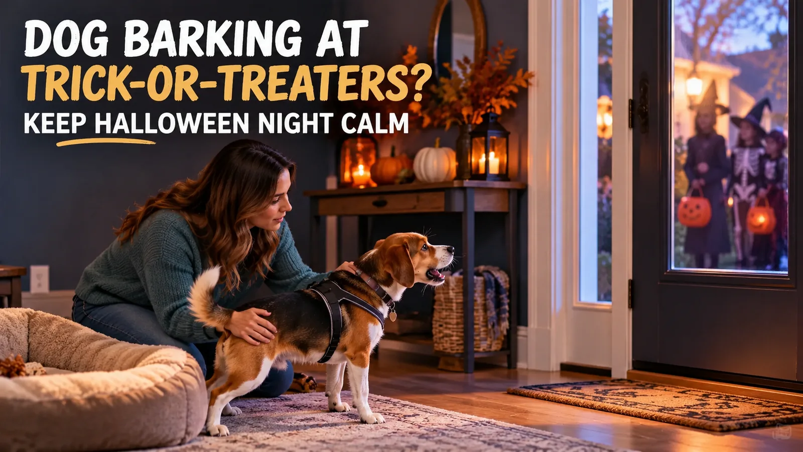 Dog Barking at Trick-or-Treaters? Keep Halloween Night Calm
